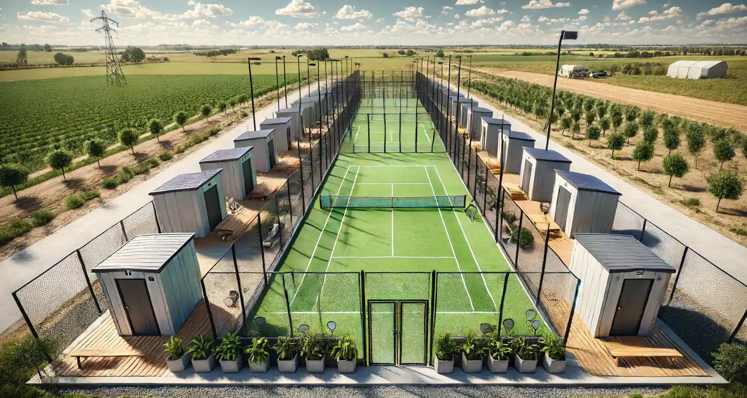 Campo da Padel su terreno non edificabile