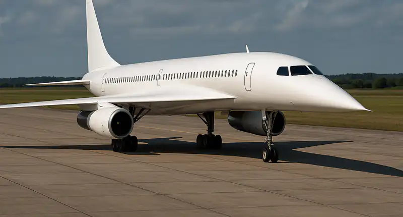 il nuovo aereo supersonico C949 supera il Concorde per autonomia e silenziosità