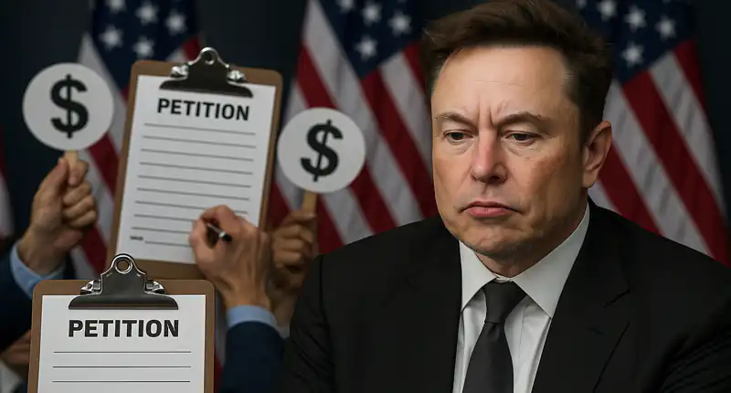 Musk nella bufera promessi 100$ per una petizione