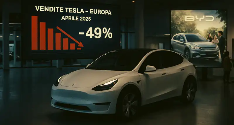 Tesla in Crisi in Europa Vendite in Calo Concorrenza Cinese e Rischio di Perdere il Mercato