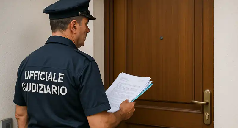 ufficiale giudiziario può aprire gli armadi