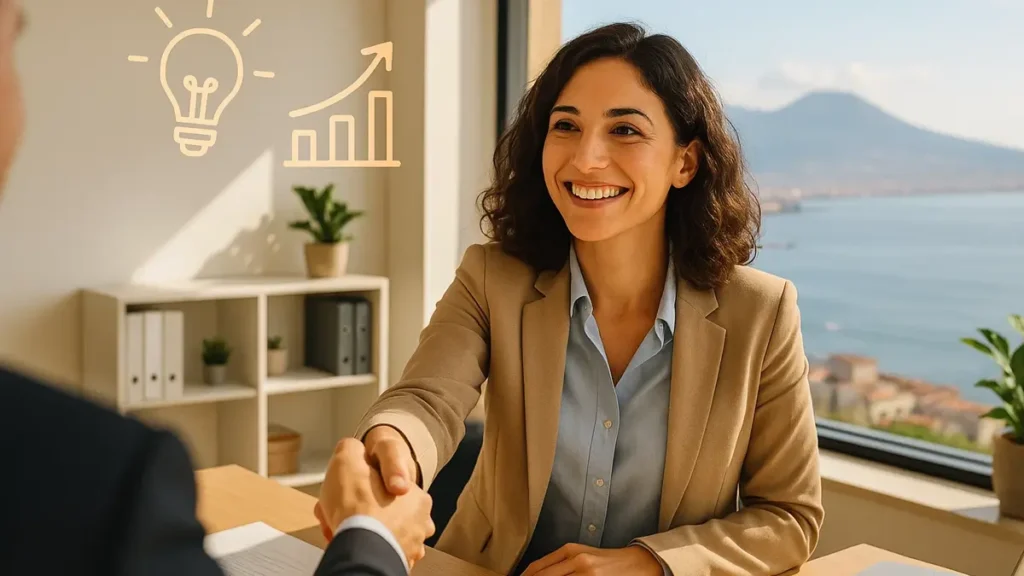 Giovane assunto in un'azienda in Campania grazie agli incentivi