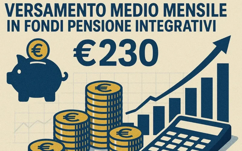 Versamento medio in una forma di previdenza integrativa