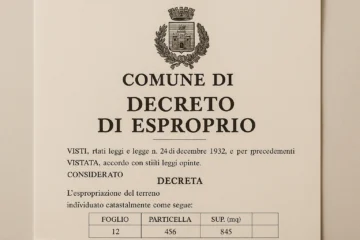 L’esproprio di un terreno da parte del Comune: cos’è e come funziona
