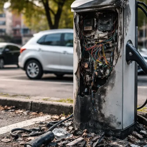 Rubano il cavo di ricarica a un’auto elettrica: cresce l’allarme per i furti legati alla mobilità green