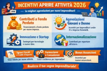 Quali incentivi ci sono per aprire un’attività nel 2026?