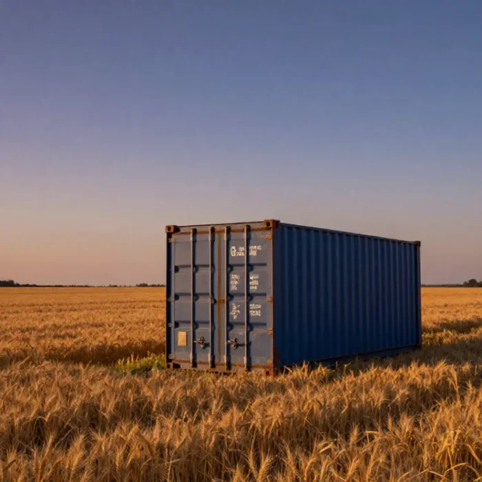 Si può mettere un container su un terreno agricolo