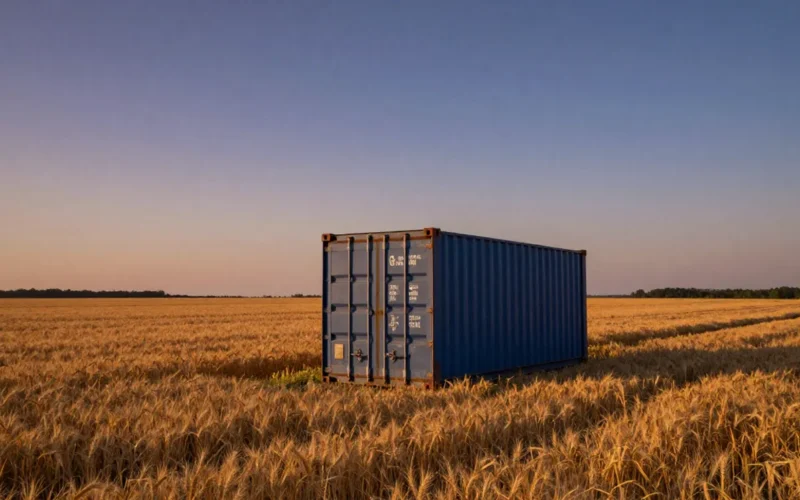 Si può mettere un container su un terreno agricolo