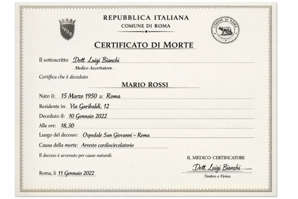 come si fa a sapere se una persona è morta online