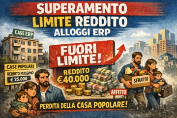 Cosa succede se si supera il limite di reddito per gli alloggi ERP