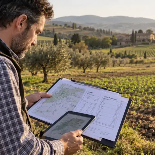 Differenza tra VAM e valore di mercato di un terreno agricolo