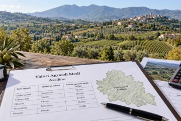VAM Avellino: valori agricoli medi, tabelle ufficiali e consultazione